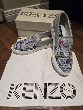 Kenzo K-Skate Tiger Slip-On Sneakers